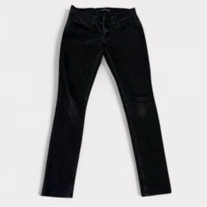 Levi’s too super low black jeans